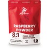 Jungle Powders Freeze Dried Raspberry Powder 7 Ounce Bag, Powdered