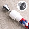 POPETPOP Rope Perch, Parakeet, Perch, Parrot, Bird Toy with Bell
