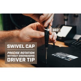 Spec Ops Tools 6-Piece Precision Screwdriver Set with Case, Phillips & Slotted, Magnetic Tip, 3% Donated to Veterans