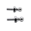 2 pcs10mm BALL STUD BOLT M6 thread Silver for gas