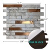 Weimeisc 10 Sheets Peel and Stick Backsplash Tile for Kitchen,