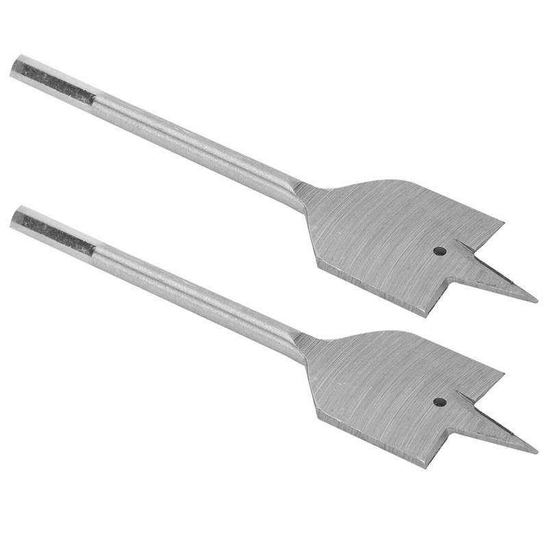 Fafeicy 2Pcs Flat Wood Drill Bit Set 38mm/1.5in, High Carbon