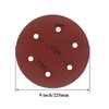 HOTCKB Pack of 15 Sanding Papers 225 mm Velcro Sanding