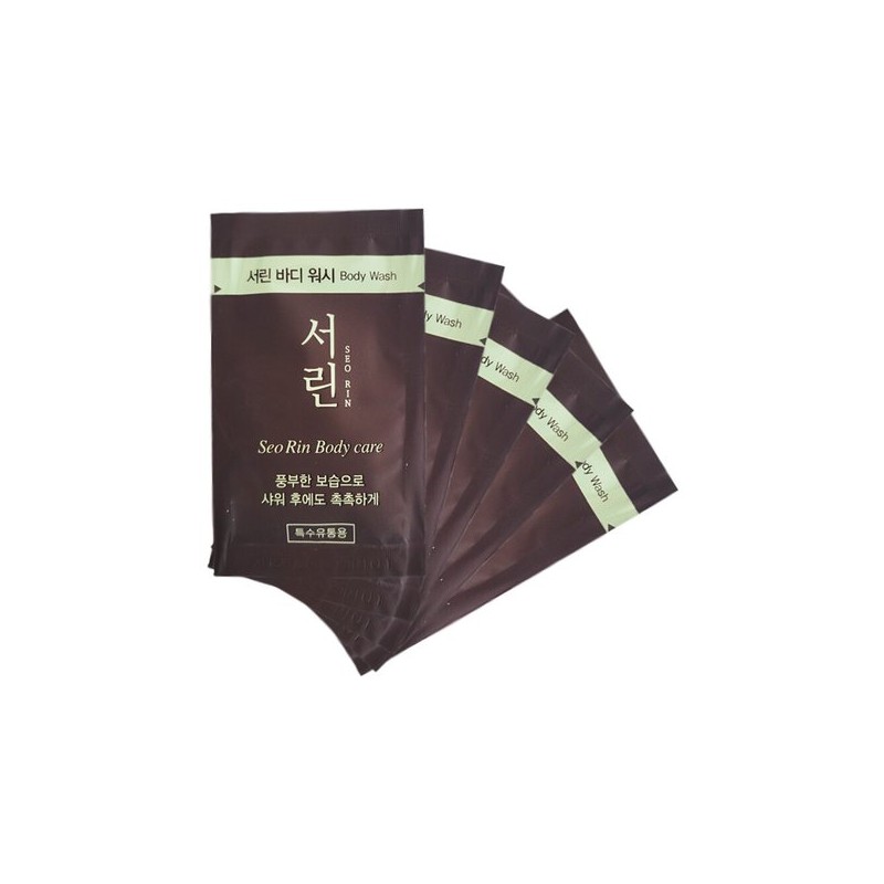 Dngweoari 댕기머리 서린 일회용 바디워시 8ml 10개 여행용 Dengimeori Seryn