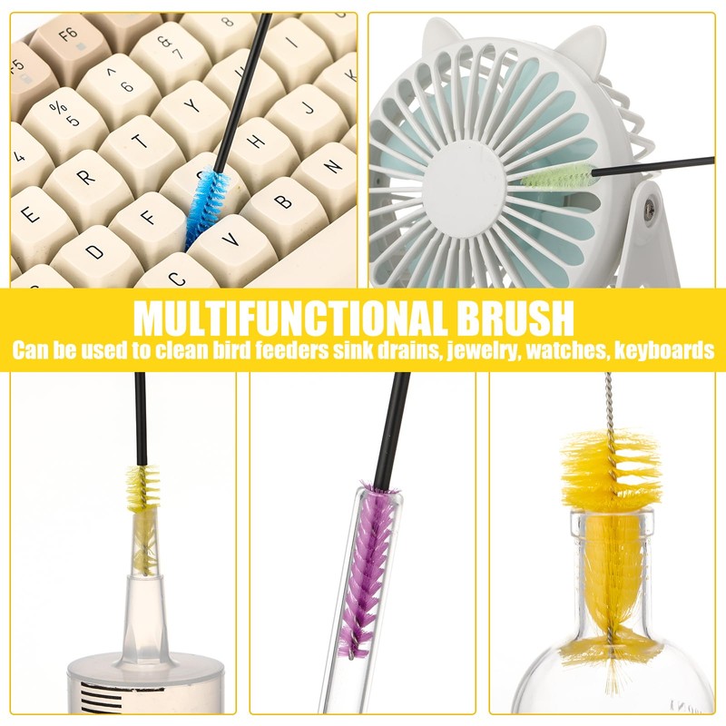 Perthlin Hummingbird Feeder Cleaning Brush 19 Pieces 3 Size Mini