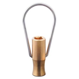 UZYXC Basin Wrench Tap Wrench 2-in-1 for Square and Toothing Quick Change Copper Lock Key for Outdoor Tap Angle Valve (Pack of 1)