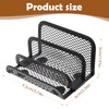 Chris.W Desktop Stacking Business Card File Holder/Stand from, 3-Tier, Metal