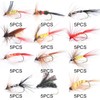 Maxcatch 120 pcs Fly Fishing Flies Kit Handmade Assortment Dry/Wet