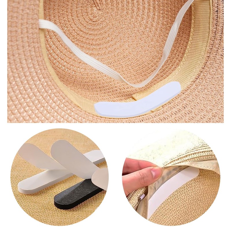 ZZLBZN Hat Size Reducers, 10Pcs Sizing Tape, Inserts to Make