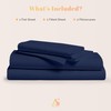 Ashton Sheets 100% Egyptian Cotton Sheets Queen Size Bed Set