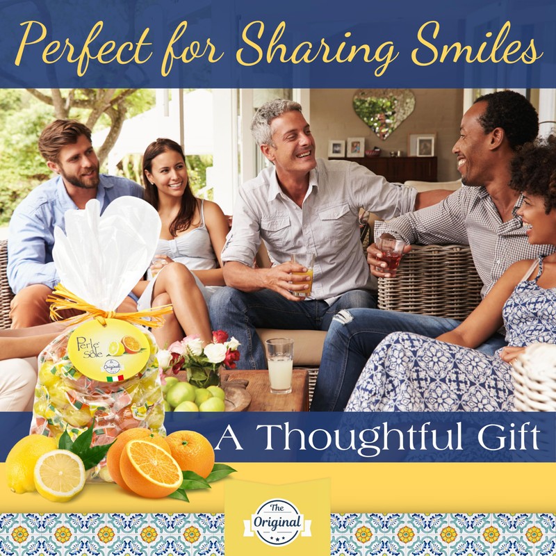 Perle di Sole Italian Hard Candy - Assorted Orange &