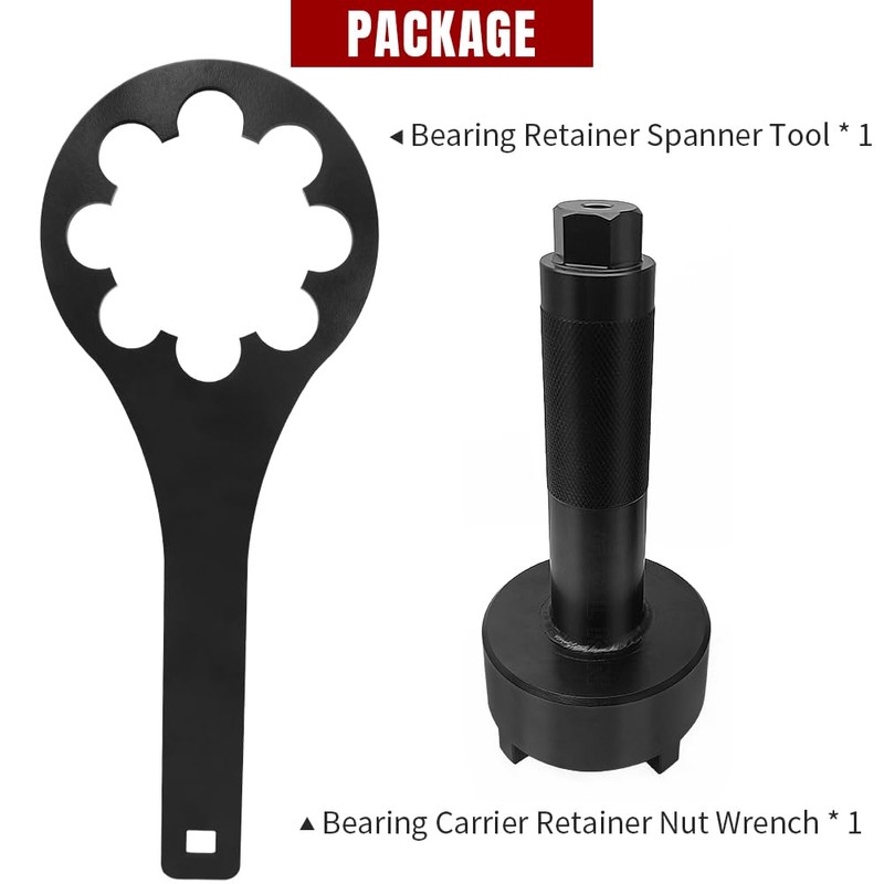 GOLKNHA Bearing Retainer Spanner Wrench & Carrier Retainer Nut Wrench