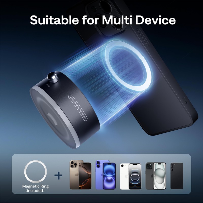 Aurzen Magnetic Suction Mount for Zip Projector, Strong Hold, No