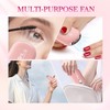 Buqikma Mini Lash Fan Dryer For Eyelash Extensions Portable Handheld