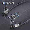 sonero® Premium optisches Toslink Kabel, 1,50m, vergoldete Kontakte, 1 x