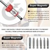 CCJZBCAU Magnetic Screwdriver Ring Instant Magnetizer Stainless Steel Anti-Slip Strong
