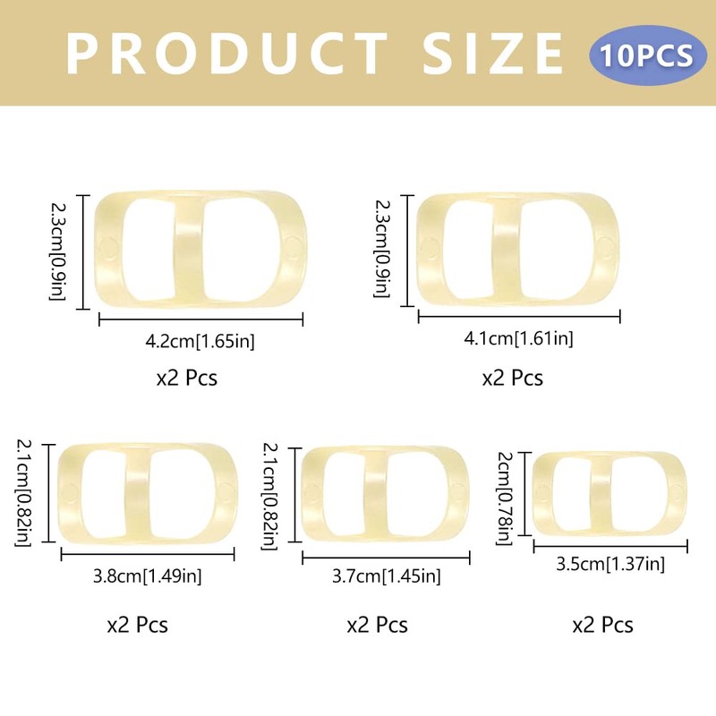 Bekecidi 10 Pieces Oval Finger Splint - Trigger Finger Splint