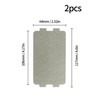 YQBOOM 2 PCS Waveguide Cover, Universal Microwave Oven Mica Plate