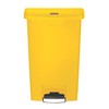 Rubbermaid Commercial Products-1883575 Streamline Slim Step-On Plastic Trash Garbage Can,