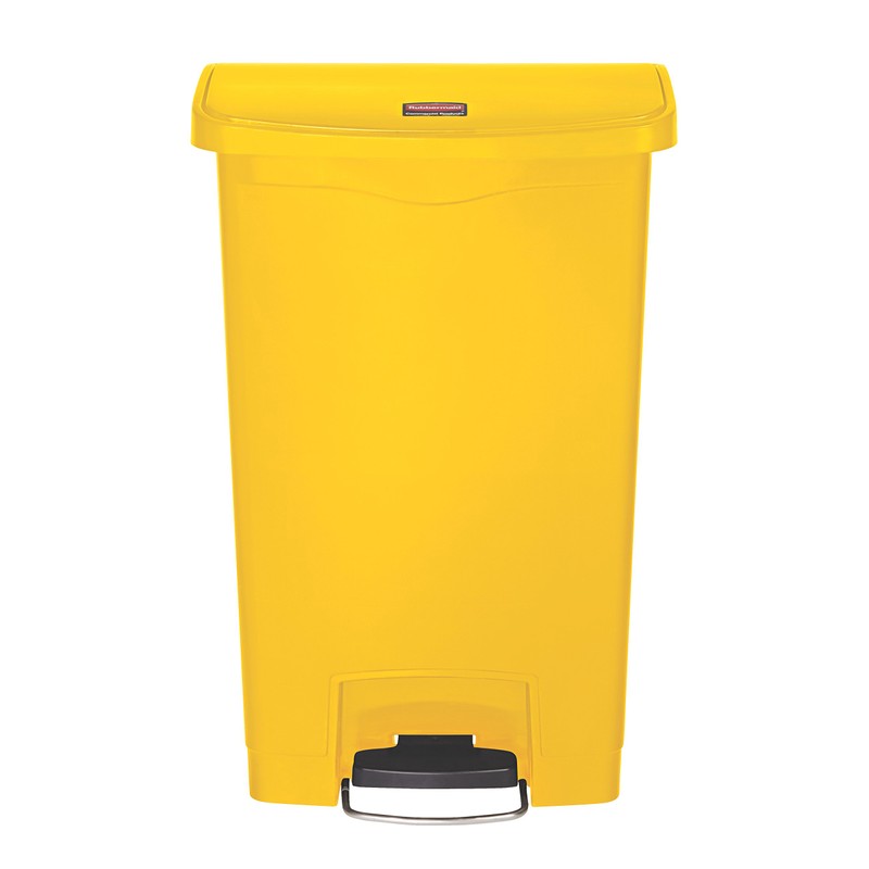 Rubbermaid Commercial Products-1883575 Streamline Slim Step-On Plastic Trash Garbage Can,