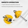Yueqing Zhongji 100-Piece Router Bit Set 1/4" Shank 100Pcs Expert