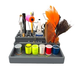 Fly Tying Tool Storage | Fishing Kit Organizer,Thread Hook Container, Portable Tackle Box, Angler Jig Supplies, Fishing Accessories for Garage Workshop
