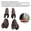 4pcs Horse Tendon Boots Adjustable Thicken Front Hind Horse Leg