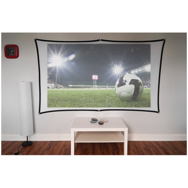 Electrovision 100" Foldable Projector Screen Curtain 16:9