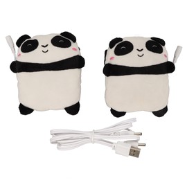 USB Heated Gloves Cartoon Shaped Keep Warm Adjust Strap Electric Heating Gloves Mitten