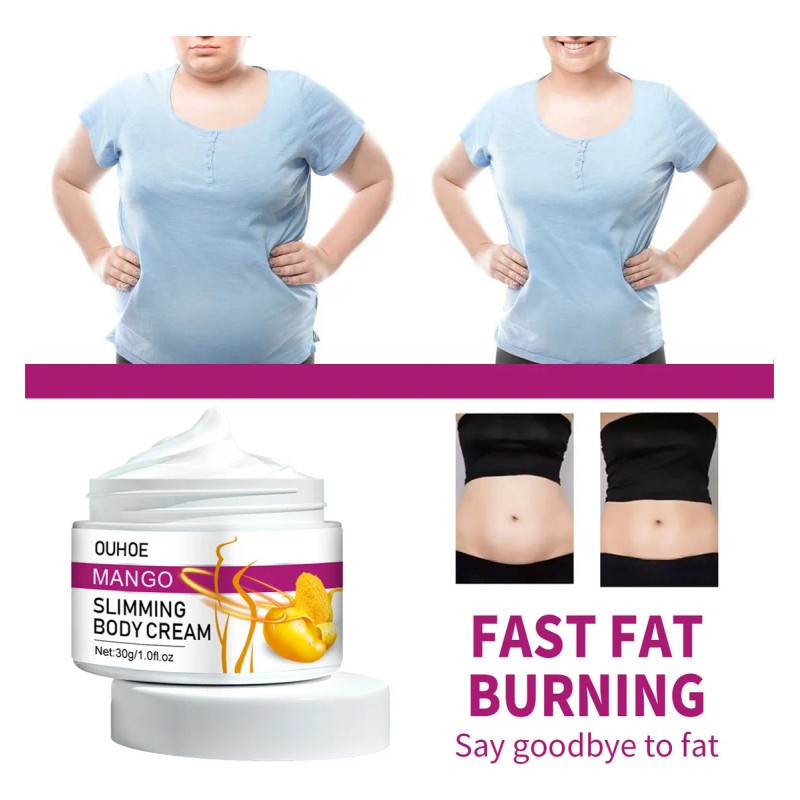 Crema Quema Grasa Abdominal Fitness Hombre Mujer 30g Moldea
