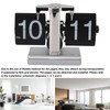 Retro Digital Flip Down Clock Battery Powered Flip Desk Clock