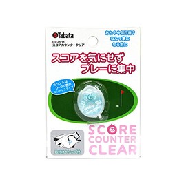 Tabata GV0911 Score Counter, Golf Round Equipment, Clear Score Counter, SBL, Blue
