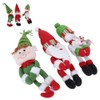3pcs/Set Cute Santa Claus Snowman Doll Wine Bottle Cover Holder