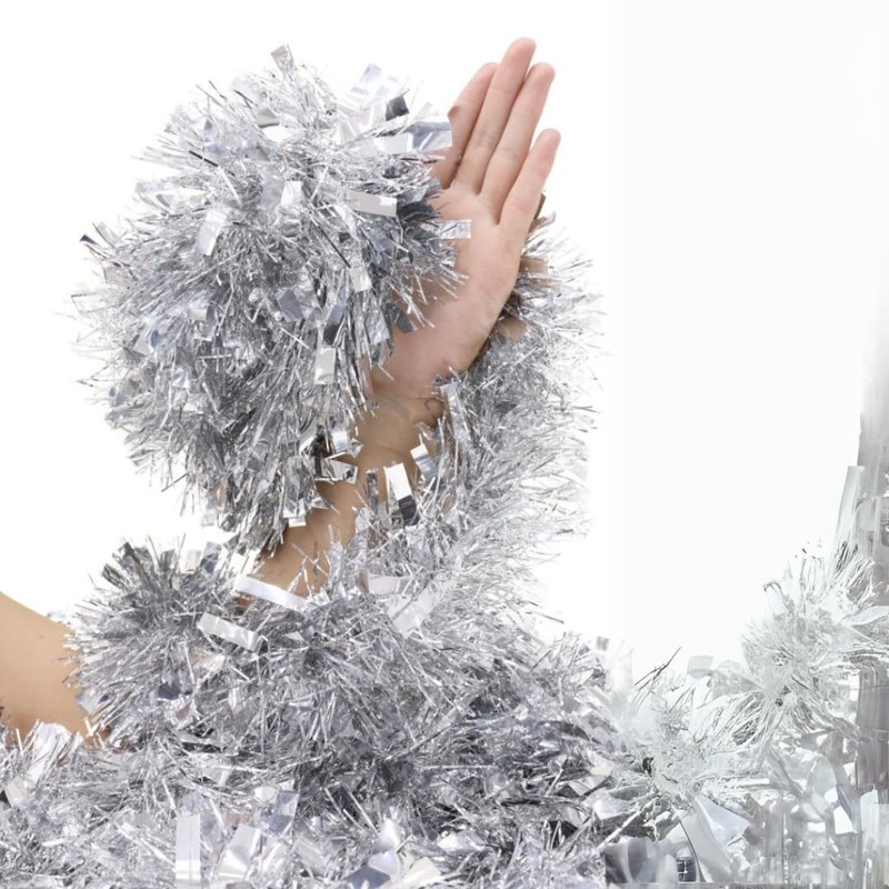 Rocking Party Luxury Thin Metallic Christmas Tinsel Decoration – Festive