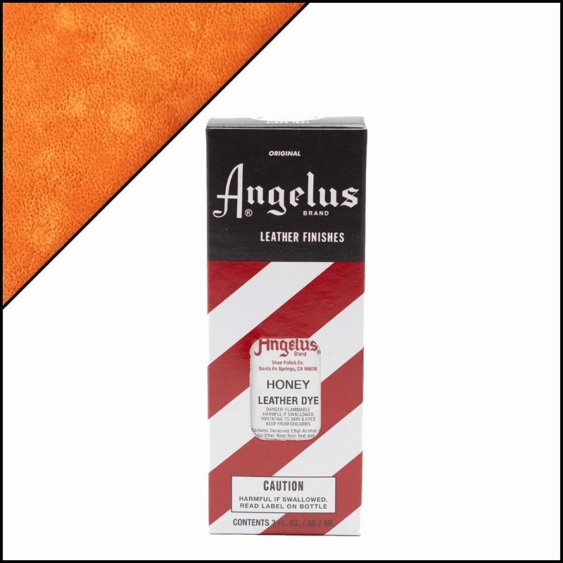 Angelus Leather Dye, Honey, 3 Ounce Bottle (500-03-094)