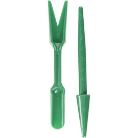 Simply Garden Widger and Dibber Set Easy Transplanting Sowing Seeds Seedlings Bulbs With Measurements On Dibber