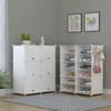 HOMIDEC Shoe Rack, 6 Tier Shoe Storage Cabinet 24 Pair