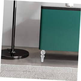 COHEALI 2 pcs Acrylic Sofa Legs Replacement Transparent Durable Furniture Feet for Cabinet Table Sofa Chairs European Style Decorative Heavy Duty Support Floor Protecting Base