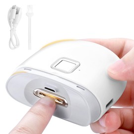 Rinzaku Electric Nail Clipper 2024 Model | Quiet Design, LED Lighting, Type-C Charging Compatible, 2 Speed Adjustment, Elderly, Kids, Adults