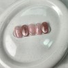 Pink Butterfly Mini Stone Nail - Double-Sided Tape / 핑크나비