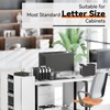 Plastic Hanging File Folders Letter Size,Heavy Duty 2" Expandable File
