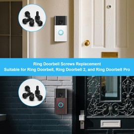 20 pcs Spare Screws for Ring Doorbell(2nd Gen), Ring Doorbell Screws Replacement, with ring doorbell removal tool for Video Doorbell(2024 Release) Accessories