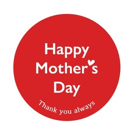 Mother's Day Stickers 120 Sheets (High Quality Paper, 1.6 inches (40 mm), yr-005