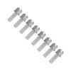 8 Pcs RC Wheel Hub Extension Nut Stainless Steel High