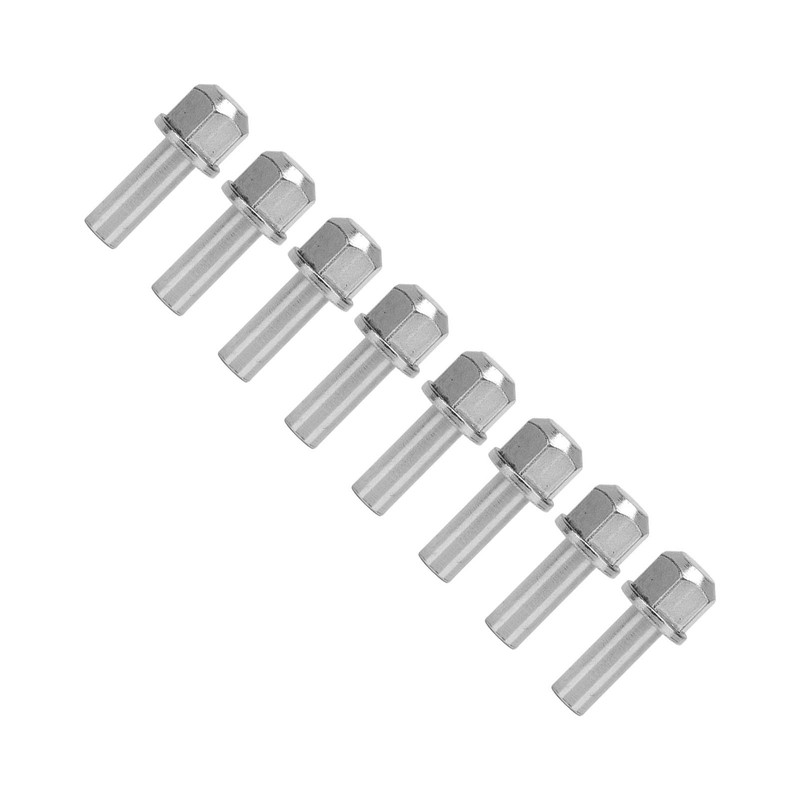 8 Pcs RC Wheel Hub Extension Nut Stainless Steel High
