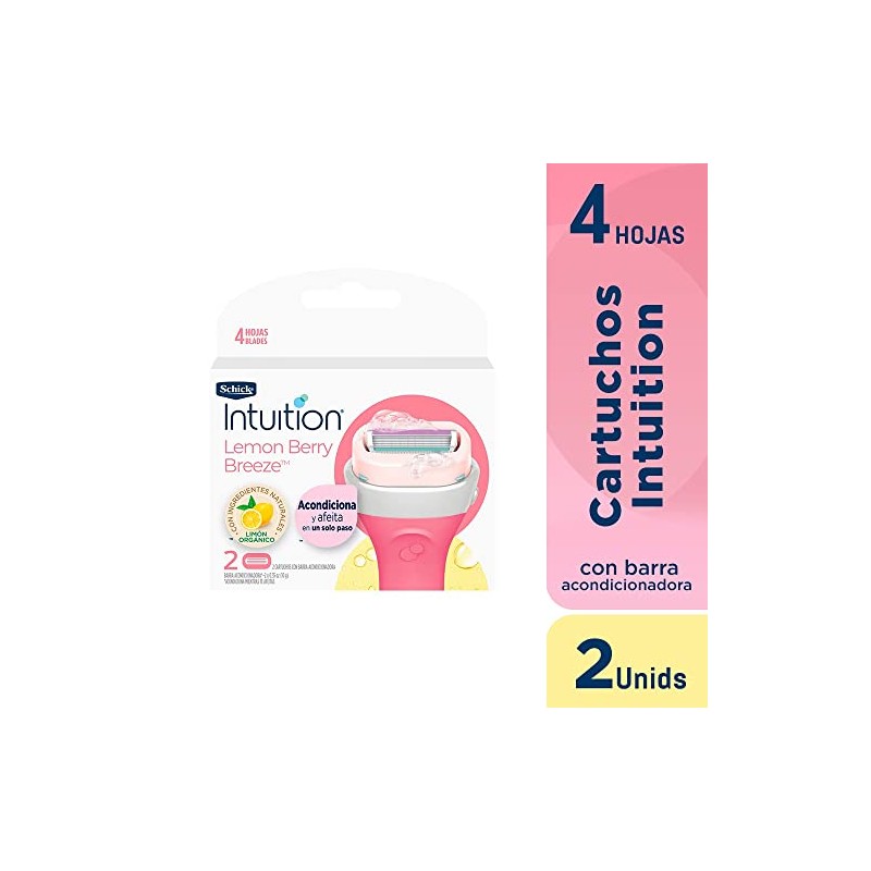 Schick Intuition Máquina de Afeitar para Mujer 4 Hojas 2