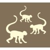 Stencils by Joanie Spider Monkey Zoo Jungle Rain Forest Silhouette