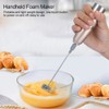 Stainless Steel Electric Milk Frother High Speed Handheld Foam Maker