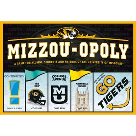Late For The Sky: Mizzou-Opoly - University of Missouri Themed Family Board Game, Opoly-Style, Traditional Play Or 1 Hr Version, Ages 8+, 2-6 Players