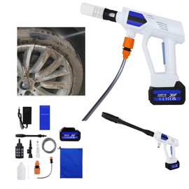 Pressure Washer Electric Powered Cleaner, 270L/H Power Washer High Pressure Cleaner with Spray Nozzles, 3 Speed Regulation, Light-Weight Car Washer